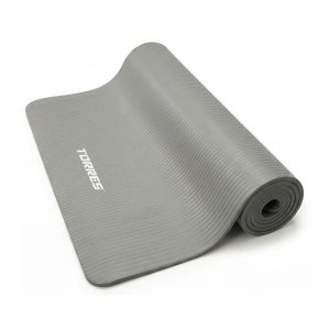 Коврик для йоги Torres Soft, YL10112, NBR (синт.каучук), 12 мм, разм. 183 х 61 см, серый