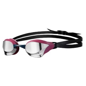 Очки для плавания Arena Cobra Core Swipe Mirror 003251-595, серебристые линзы, черный/фиолетовый