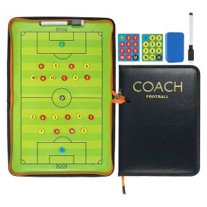 Доска тактическая для футбола Coach Football арт.1811, маркер, фишки, черный