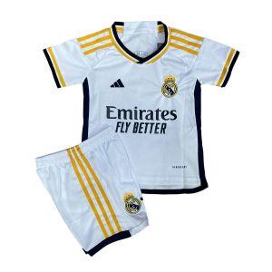 Форма футбольная детская клубная Real Madrid Bellingham, белый
