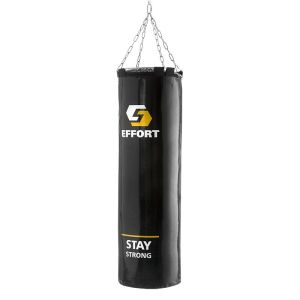 Мешок боксеркий Effort E252, 35 кг, тент, ПВХ-крошка, черный