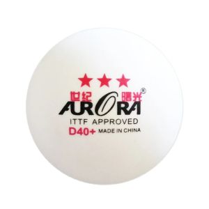 Шарик для настольного тенниса Aurora. 40+ мм, белый