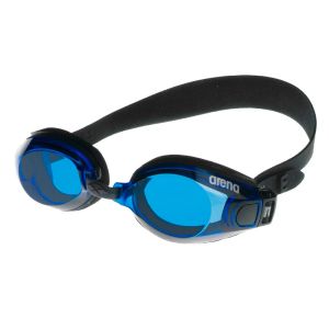 Очки для плавания Arena Zoom Neoprene 92279-57, синие линзы, черный