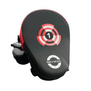 Лапы для бокса RDX FPR T1R арт.33311, пара, черный/красный