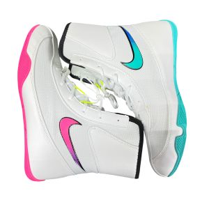 Боксерки Nike Machomai 2 (арт. 1789), белый/розовый/зеленый