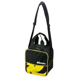 Сумка для мяча Mikasa VL 1 C-BKY, на 1 мяч, черный/желтый