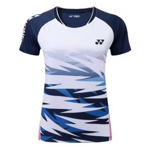 Футболка для бадминтона Yonex 6276В, женская, белый/синий