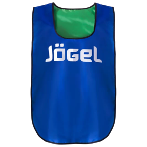 Манишка Jogel JBIB-2001, детская, двухсторонняя, синий/зеленый
