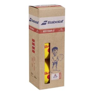 Мяч для большого тенниса Babolat Red Foam 501109-113, 3 шт., желтый