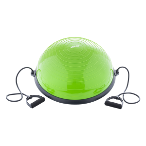 Полусфера "BOSU" StarFit GB-501, с эспандерами, с насосом, зеленый