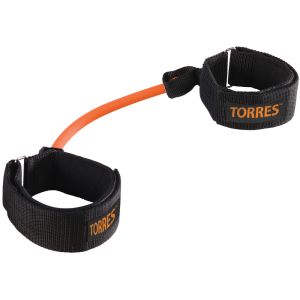 Эспандер латеральный Torres AL0050, 10 кг, 27 см, черный/оранжевый