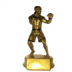 Статуэтка "Боец MMA" арт. 3389, глина, 16.5 см, золотой/черный