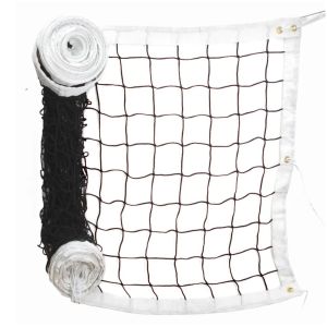 Сетка волейбольная Mikasa арт. 9045, 9.5x1 м, нить 4 мм, ячейка 100 мм, в черной сумке