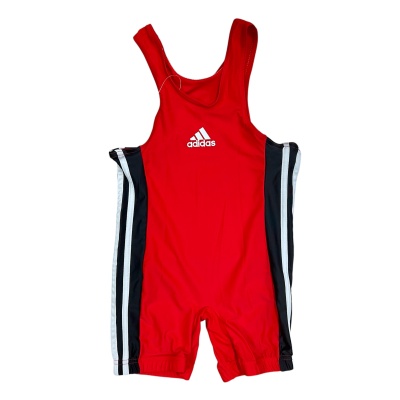 Туника для борьбы Adidas "Лого грудь", красный, разм. S