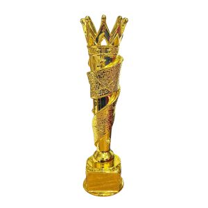 Статуэтка "Золотая корона" арт.SZ-057, глина, 26 см, золотой
