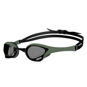 Очки для плавания Arena Cobra Ultra Swipe 003929-565, черные линзы, черный/зеленый