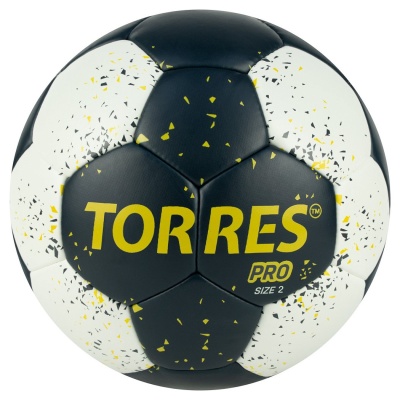 Мяч гандбольный Torres Pro H32162, черный/белый, разм. 2