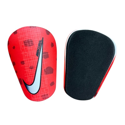 Щитки футбольные мини арт. 600 Nike Mercurial, красный/белый