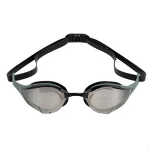 Очки для плавания Arena Cobra Edge Swipe Mirror 006870-130, серебристые линзы, черный/зеленый