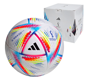 Мяч футбольный Adidas Qatar 2022 Al Rihla H57782, разм. 5, белый
