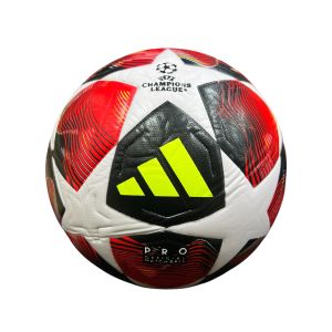 Мяч футбольный K66 Adidas Champions League Replica ЛЧ, разм. 5, белый/крас/черн (салат лого)