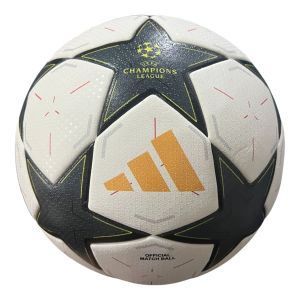 Мяч футбольный K12 Adidas Champions League GH5668 Replica, разм. 5, белый/серый (желтый лого)