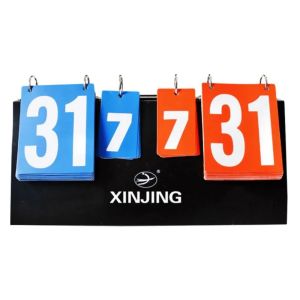 Табло перекидное Jing F501, 4 цифры, 40 х 18 х 3 см, черный