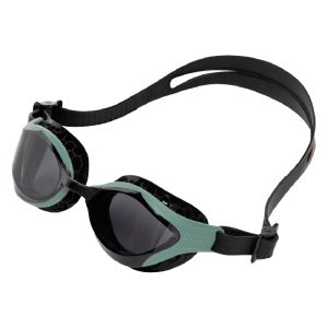 Очки для плавания Arena Air-Bold Swipe 004714-105, черные линзы, зеленый/черный