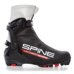 Ботинки лыжные Spine Concept Skate 296, NNN, черный/красный
