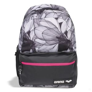 Рюкзак Arena Team Allover 002484-117, 30 л, белый/черный