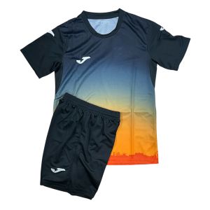 Форма футбольная Joma FFN0880-2, детская, черный/оранжевый