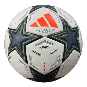 Мяч футбольный K12 Adidas Champions League Pro Replica, разм. 5, белый/серый (оранж. лого)