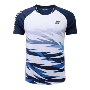 Футболка для бадминтона Yonex 6276А, мужская, белый/синий