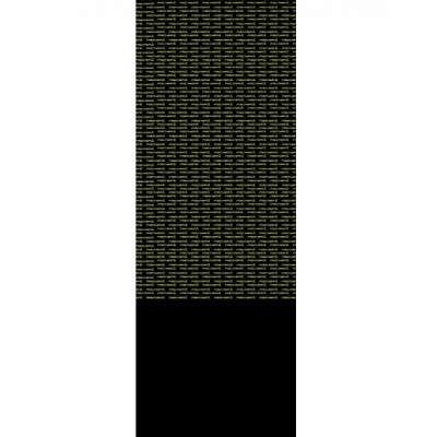 Баф-бандана Fischer GR8019-102, с флисом, черный/желтый