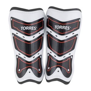 Щитки футбольные Torres Training FS1505, черный/белый
