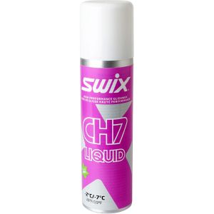 Парафин жидкий скольжения Swix CH7, -2/-7°С, 125 мл, фиолетовый