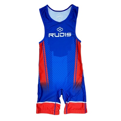 Туника для борьбы Rudis арт.0605, синий/красный, разм. 3XS