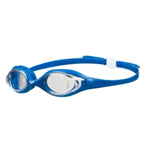 Очки для плавания Arena Spider 000024-171, прозрачные линзы, синий/темно-синий