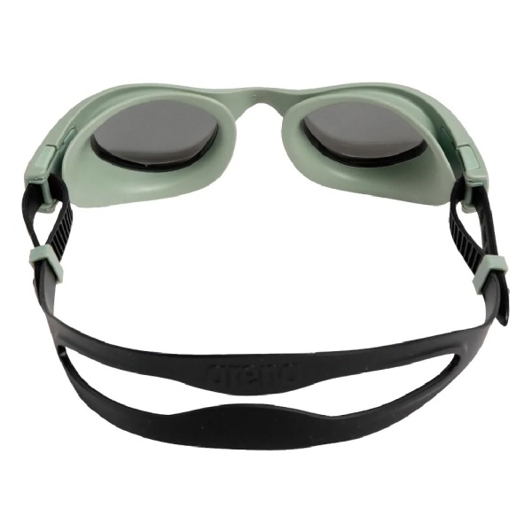 Очки для плавания Arena The One Mirror 003152-102, серебрянные линзы, зеленый/черный