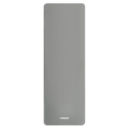 Коврик для йоги Torres Soft, YL10108, NBR (синт.каучук), 8 мм, разм. 183 х 61 см, серый