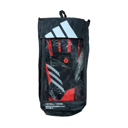 Перчатки вратарские Adidas Predator Pro арт. 2098, черный/оранжевый