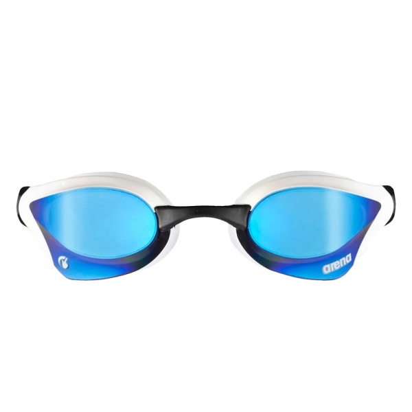 Очки для плавания Arena Cobra Core Swipe Mirror 003251-710, голубые линзы, черный/белый
