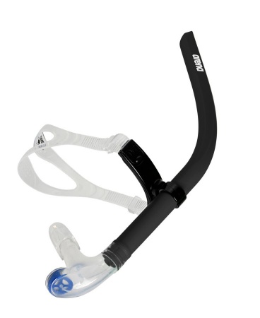 Трубка для плавания Arena Snorkel 004825-501, черный