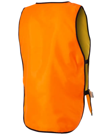 Манишка Jogel Reversible Bib, детская, двухсторонняя, оранжевый/лаймовый, разм. YM