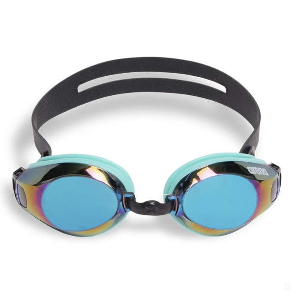 Очки для плавания Arena Zoom X-fit Mirror 009439-112, хамелеон линзы, голубой/черный