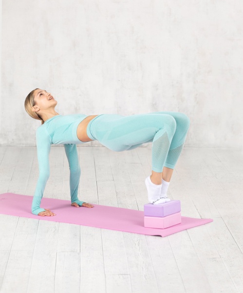 Блок для йоги StarFit YB-200, разм. 22,5 х 15 х 8 см, ПАРА