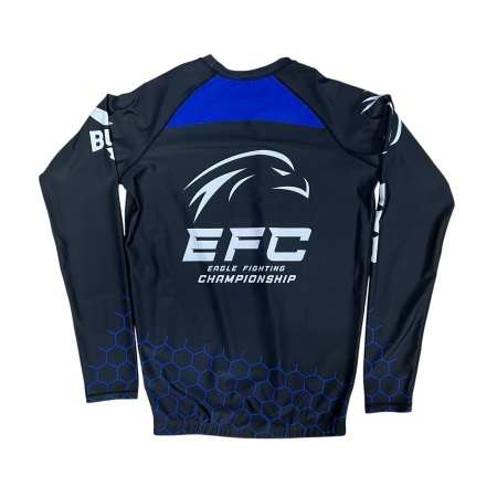 Рашгард 2 в 1 для MMA Buka, рашгард/ шорты, черный/синий