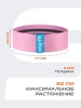Набор фитнес резинок StarFit ES-204  лаванда с принтом, 3 шт., 38,5 х 7,8 см, розовый/синий