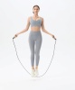 Скакалка StarFit RP-601, ПВХ, длина 3 м, с утяжелителями, черный