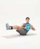 Гиря пластиковая BaseFit DB-505, 8 кг, синий